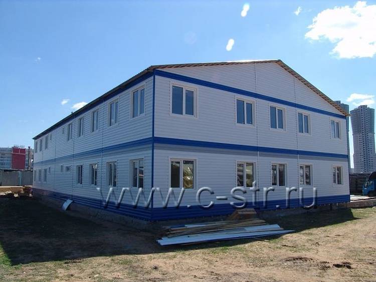 Модульное здание штаб строительства