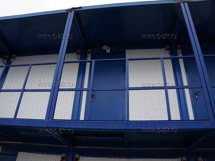 Модульный офис с балконом